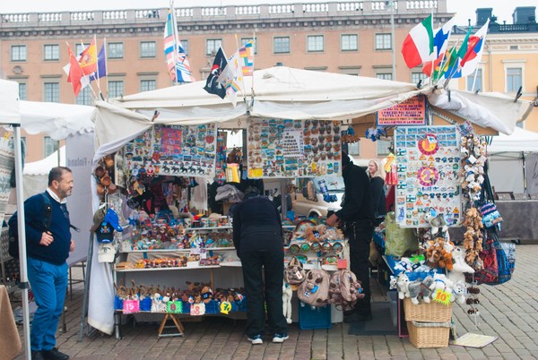 A well-decorated souvenir shop.